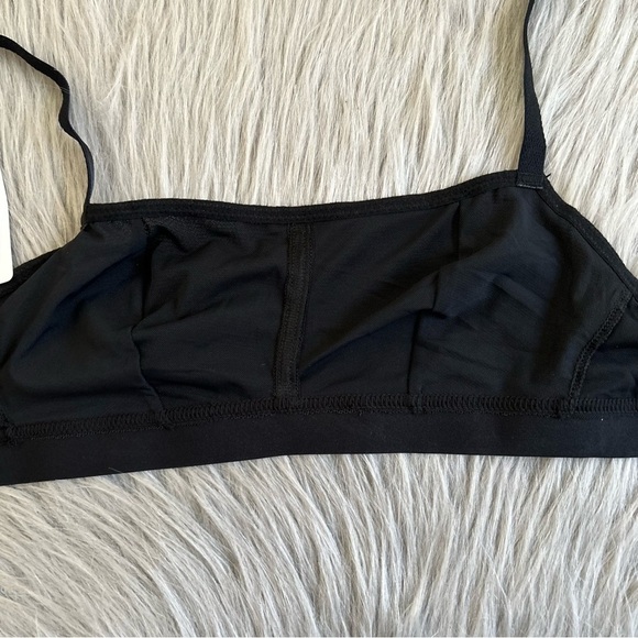 All You Lively Wireless Bra Womens‎ Size Small Black Wirefree Unlined Mesh - Picture 5 of 6